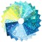 Artisan Batiks Azure Breeze 10" Square Pack (Layer Cake / Ten Square) by Lauren Wan for Robert Kaufman (TEN-1332-42)